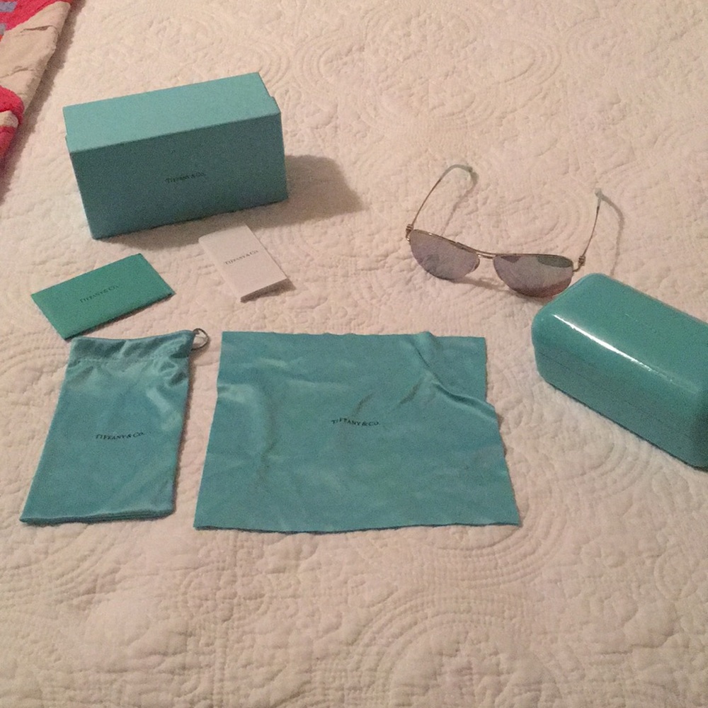Tiffany and Co mirrored sunglasses